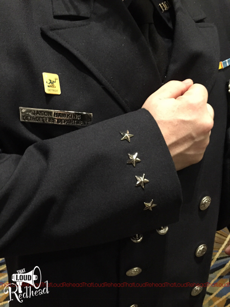 Each star represents five years of service!
